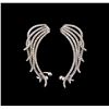 Image 1 : 1.57ctw Diamond Earrings - 14KT White Gold