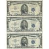 Image 1 : 1953 $5 Silver Certificate Currency Lot of 3