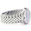 Image 3 : Rolex Stainless Steel Diamond and Sapphire DateJust Men's Watch