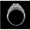 Image 2 : 18KT White Gold 1.73ctw Diamond Ring