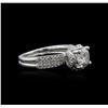 Image 2 : 14KT White Gold 1.55ctw Diamond Ring