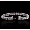 Image 3 : 14KT White Gold 13.54ctw Diamond Tennis Bracelet