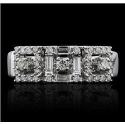 18KT White Gold 0.46ctw Diamond Ring