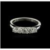 Image 1 : 14KT White Gold 0.85ctw Diamond Ring