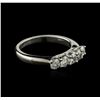 Image 2 : 14KT White Gold 0.85ctw Diamond Ring