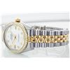 Image 9 : Rolex Two-Tone 1.00ctw Diamond DateJust Men's Watch