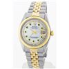 Image 1 : Ladies Rolex Two-Tone Diamond and Emerald DateJust Wristwatch