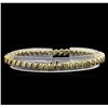 Image 2 : 3.52ctw Diamond Tennis Bracelet - 14KT Yellow Gold