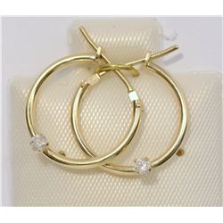 14KT GOLD DIAMOND EARRINGS