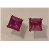 Image 1 : 14KT GOLD RUBY (2.15CT) EARRINGS