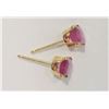 Image 2 : 14KT GOLD RUBY (2.15CT) EARRINGS