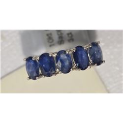 10KT WHITE GOLD SAPPHIRE (2.50CT) RING