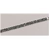 Image 2 : STERLING SILVER SAPPHIRE (32.0CT) BRACELET