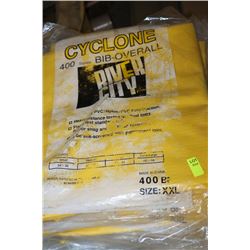LOT OF 4 CYCLONE BIB-OVERALL