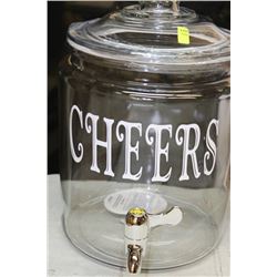 "CHEERS" 2 GAL. DRINK DISPENSER