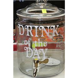 "DRINK OF THE DAY" 2 GAL. DRINK DISPENSER