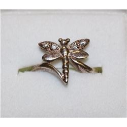 #267 STERLING SILVER CUBIC ZIRCONIA RING