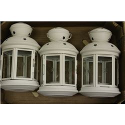 3PC. IKEA ROTERA LANTERN FOR TEALIGHT