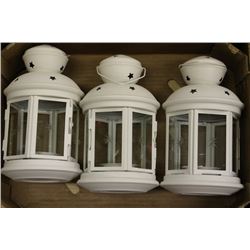 3PC. IKEA ROTERA LANTERN FOR TEALIGHT