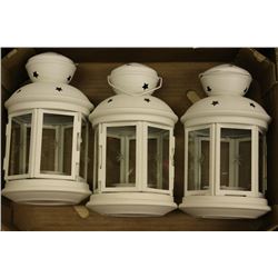 3PC. IKEA ROTERA LANTERN FOR TEALIGHT