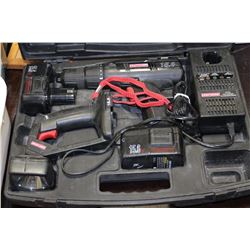 CRAFTSMAN CORDLESS DRILL & FLASHLIGHT