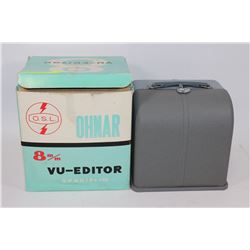O.S.L. OHNAR VU-EDITOR 8mm FILM EDITOR