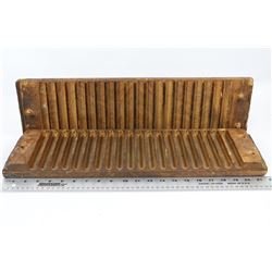 VINTAGE CUBAN CIGAR MOLD - HAS ALL 20 SLOTS INTACT