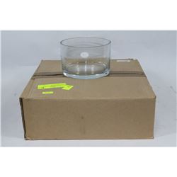 FOUR PIECE NAPA FRUIT NAPPY GLASS CONTAINERS