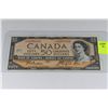 Image 1 : 1954 CANDIAN 50 DOLLAR BANKNOTE