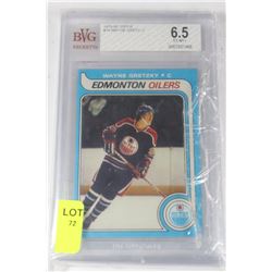 1979-80 TOPPS WAYNE GRETZKY BVG BECKETT GRADED 6.5