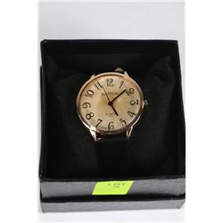 BAISDN QUARTZ BLACK STRAP WATCH