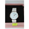 Image 1 : XIAN BEIN QUARTZ WHITE STRAP WATCH