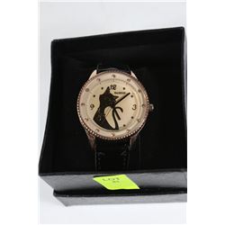 WOMENS BAISDN CAT FACE WATCH