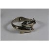 Image 1 : STERLING SILVER DOLPHIN  BANGLE