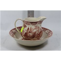 VICTORIAN PITCHER & BASIN