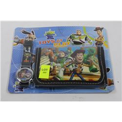 CHILDRENS TOY STORY 3 WATCH AND WALLET