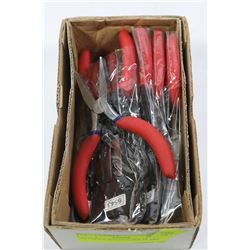 BOX OF 6 NEW PLIERS