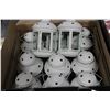 Image 1 : BOX OF TEALIGHT BARN LATERNS