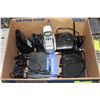 Image 1 : BOX WITH CORDLESS PHONES AND WIRELESS ROUTERS