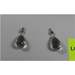 #35 10 KT WHITE GOLD BEEHIVE CUT NATURAL GREEN