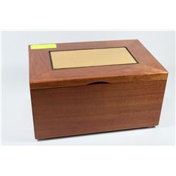 WOOD STORAGE BOX