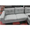 Image 3 : LIGHT BLUE APT SIZE SECTIONAL