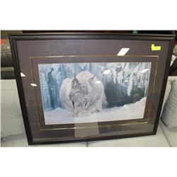 ROBERT BATEMAN 1987 FRAMED & SIGNED PRINT