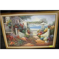 LARGE OIL PAINTING SIGNED BY ARTIST