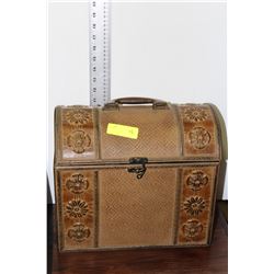 DECORATIVE METAL STORAGE BOX