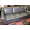 Image 3 : NEW GREY LEATHERETTE SOFA W/ LOVE SEAT