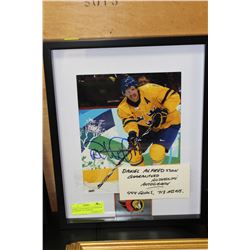 DANIEL ALFREDSSON GUARANTEED AUTHENTIC AUTOGRAPH