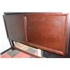 Image 1 : DARK WOODEN KING SIZED HEADBOARD