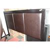 Image 1 : WOODEN & LEATHERETTE KING SIZED HEADBOARD