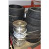 Image 1 : PALLET OF ASSORTED CAR & TRUCK TIRES AND ASSORTED